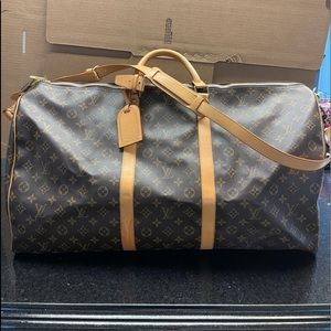 Louis Vuitton 60” Monogram Duffle Bag